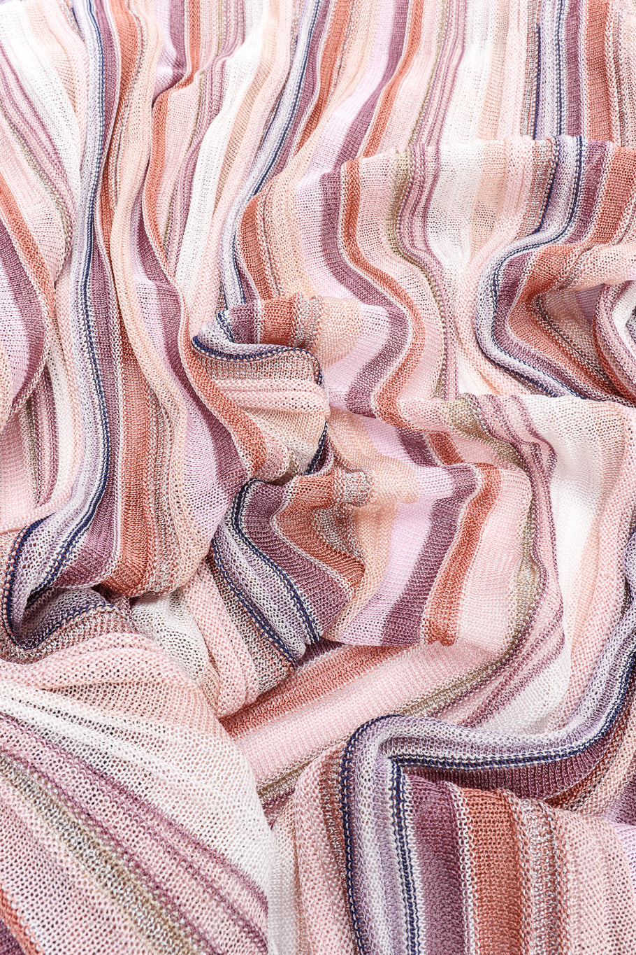 Missoni Striped Knit Duster, Tank, and Pants Set duster fabric closeup @Recessla