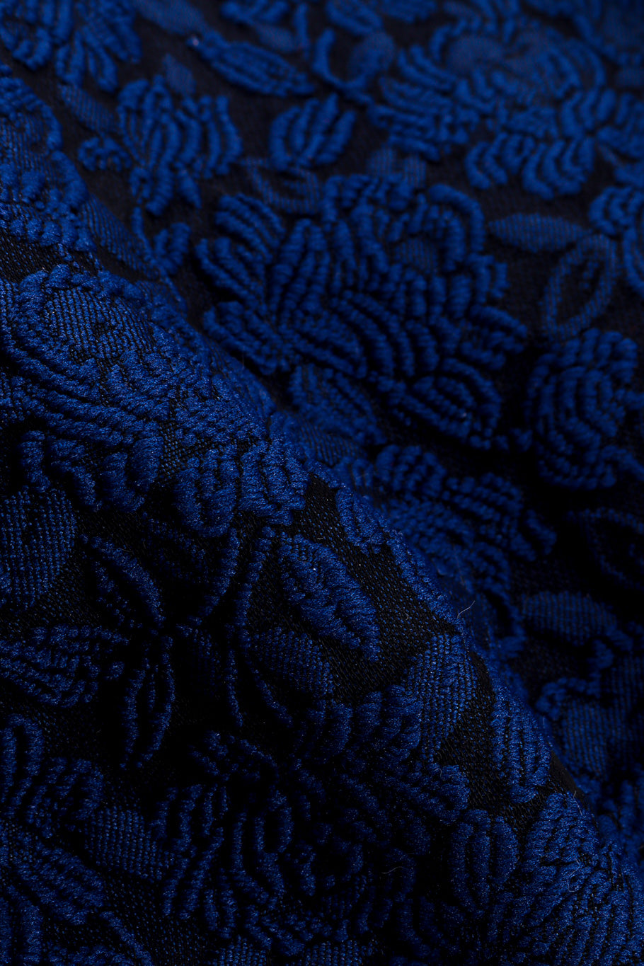 Cropped Floral Brocade Blazer by Moschino fabric close @recessla