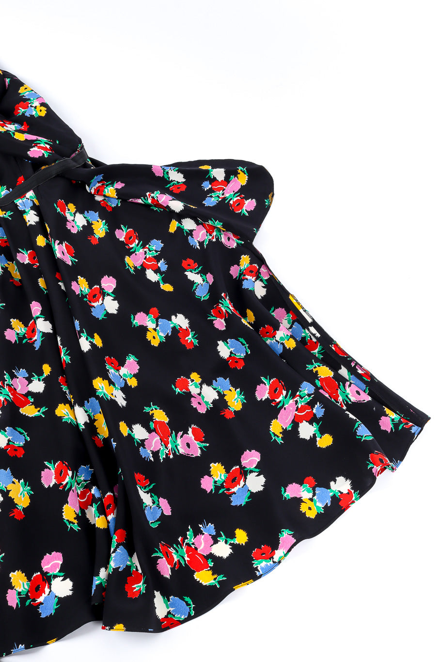 Nina Ricci silk floral print dress fabric detail @recessla