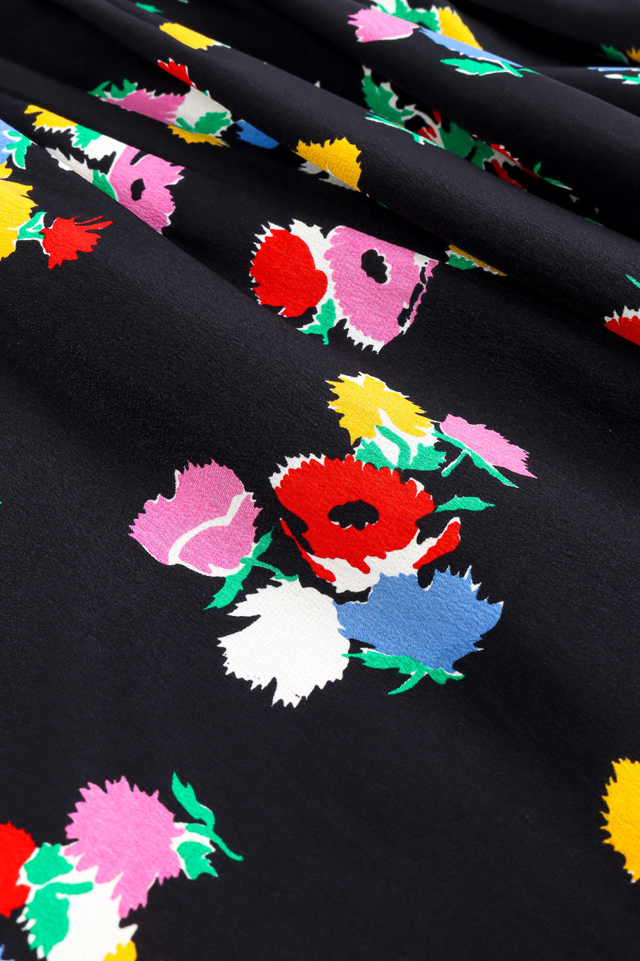 Nina Ricci silk floral print dress print detail @recessla