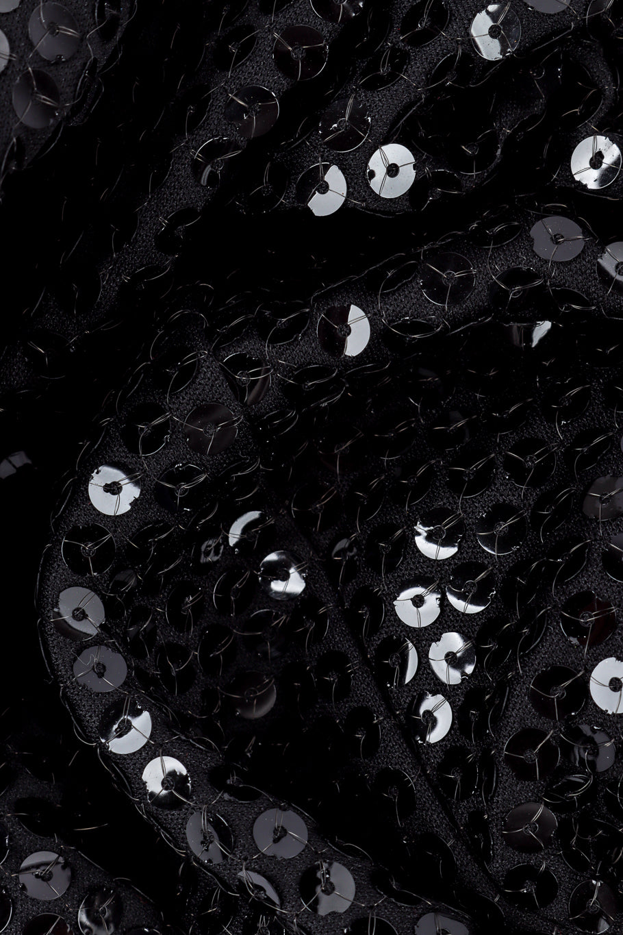 Vintage Fringe Sleeve Sequin Dress sequin closeup @recessla