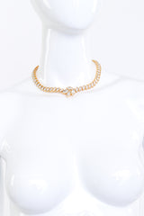 Swarovski Crystal Leaf Collar Necklace @RECESS LA