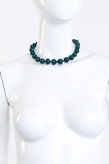 Vintage YSL Ball Bead Collar Necklace on mannequin @recess la