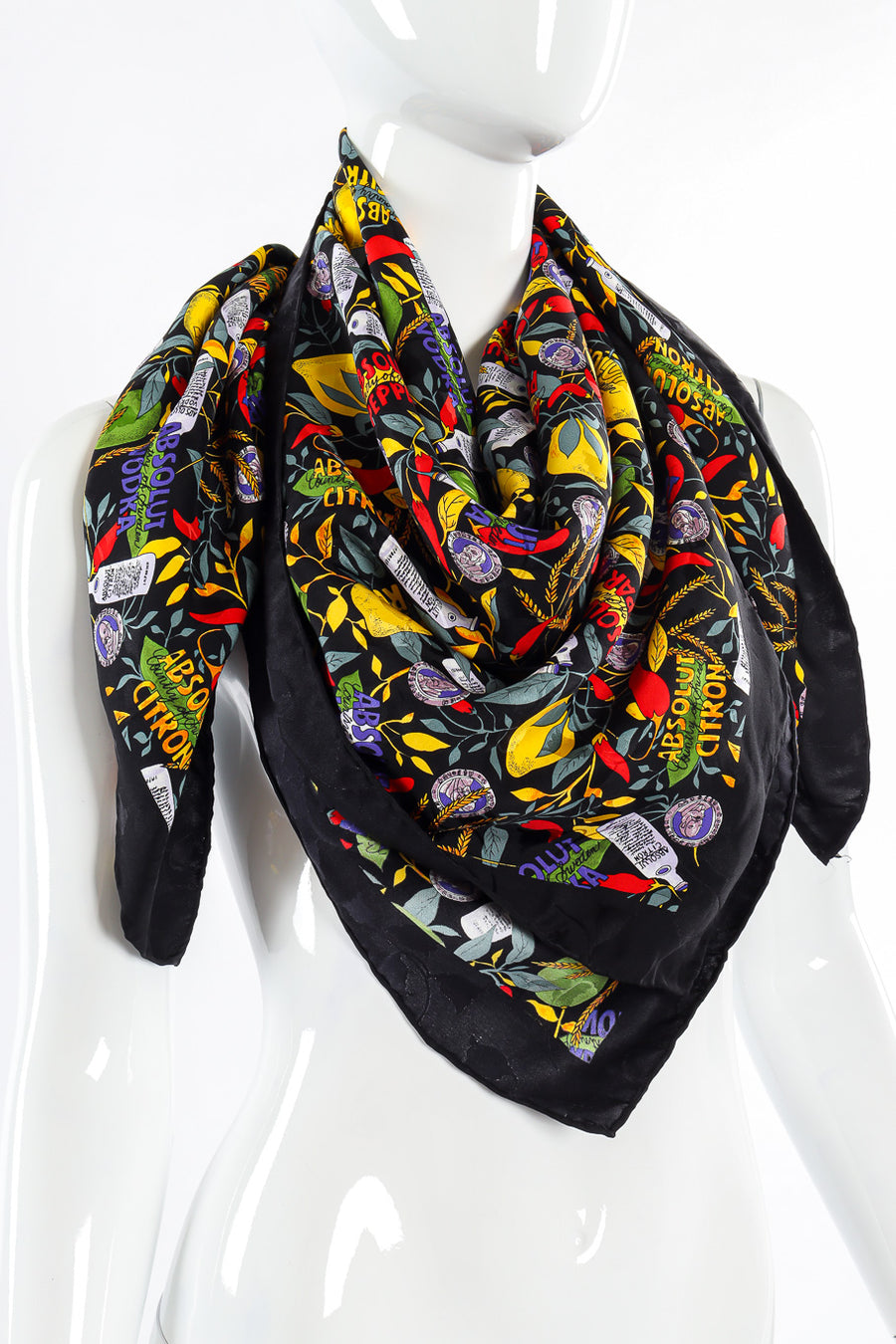 Nicole Miller Absolut Vodka Silk Scarf – Recess