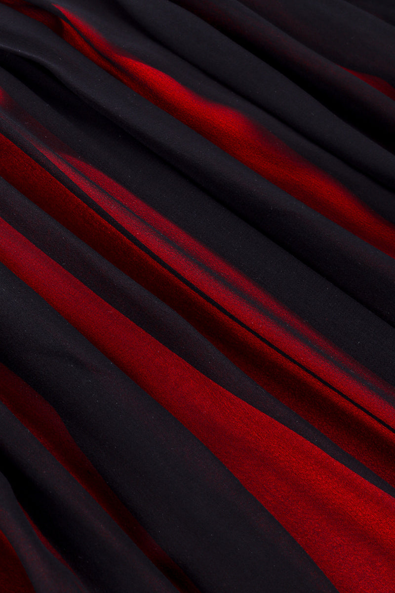 Vintage Neil Bieff Pleated Chiffon Skirt fabric closeup @recessla