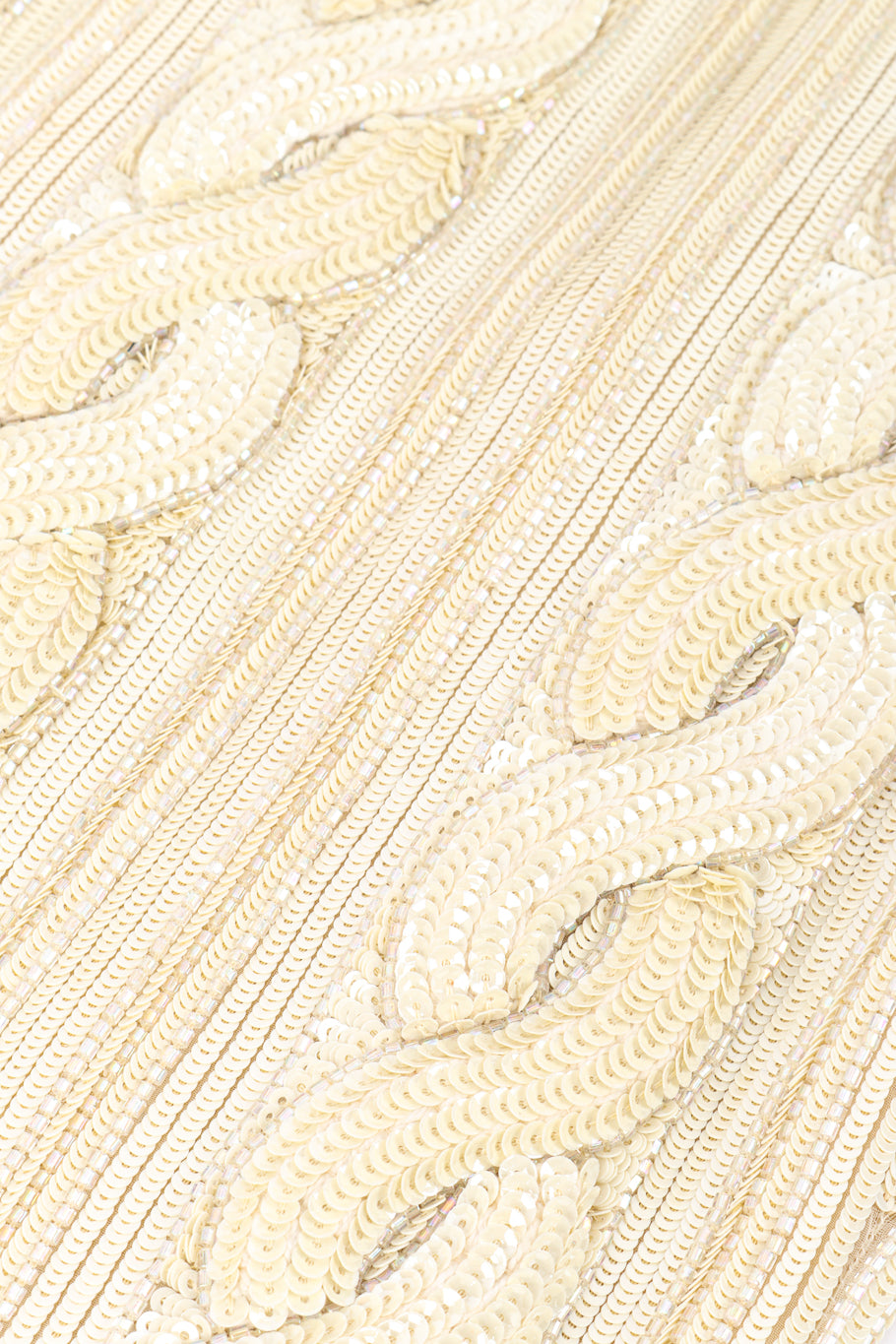 Vintage Valentino Night Cable Knit Sequin Top beadwork closeup @recessla