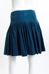 Pleated Corduory Jacket & Skirt Set by Norma Kamali on mannequin skirt back @recess la