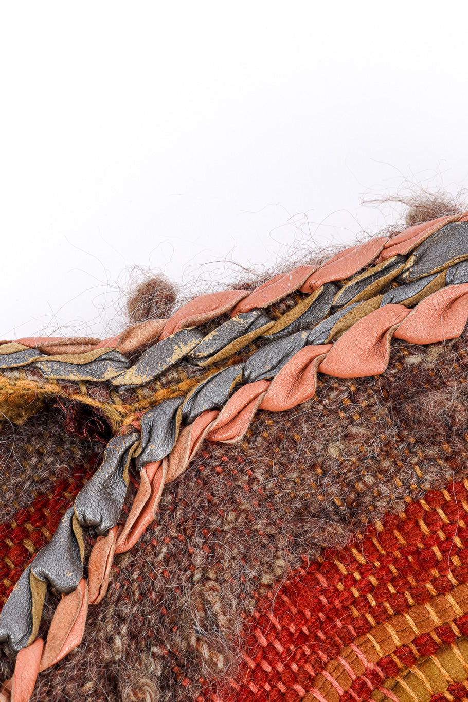 Woven Carpet Coat by Norma Walters leather wear @recessla