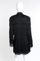 Norma Kamali Fringed Shirt Jacket back mannequin @RECESS LA