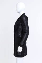 Ozbek Sheer Mesh Longline Jacket on mannequin @RECESS LA