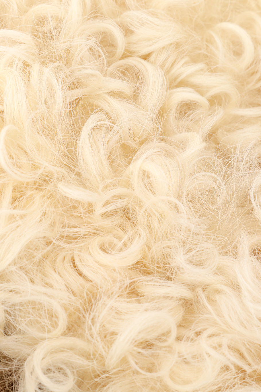 Lambsuede & Wool Knit Jacket by Oscar de la Renta shearling close  @recessla