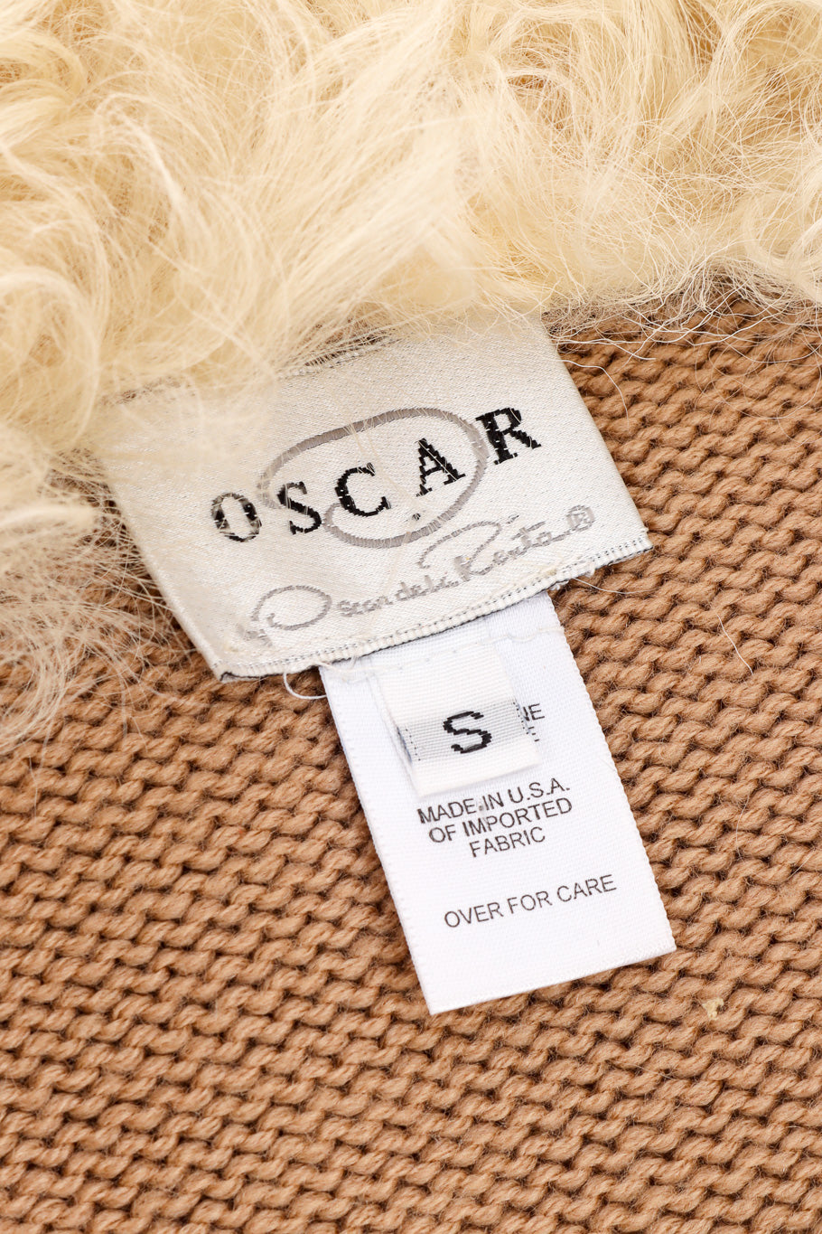 Lambsuede & Wool Knit Jacket by Oscar de la Renta label @recessla