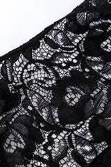 Paco Rabanne Metallic Rose Lace Dress fabric detail  @RECESS LA