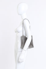 "Nano 1969" handbag by Paco Rabanne  on mannequin @recess LA