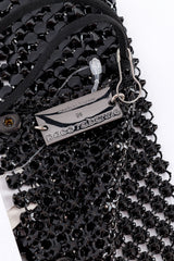 Paco Rabanne Racer Front Chainmail Dress signature label @recess la