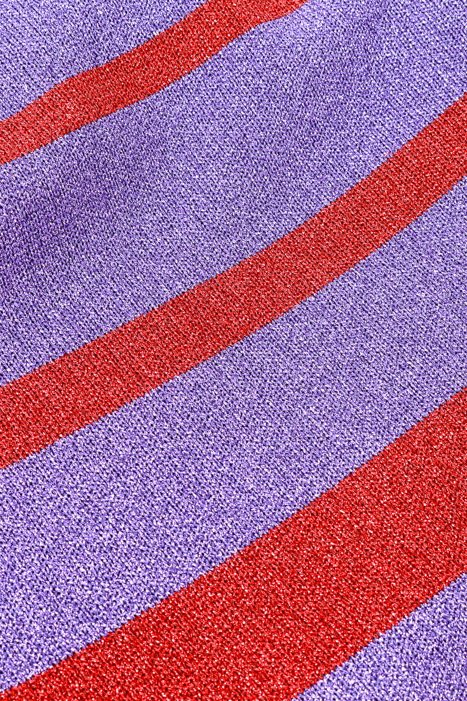 Paco Rabanne Striped Metallic Knit Maxi Dress closeup fabric at Recess LA