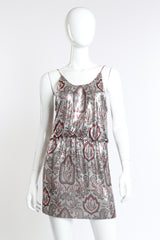 Paco Rabanne Metallic Paisley Dress on mannequin @RECESS LA