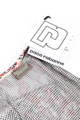 Paco Rabanne Metallic Paisley Dress label @RECESS LA