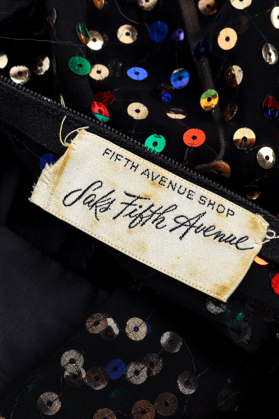 Sequin Overlay Sheath Dress Saks Fifth Avenue Store  store label @recessla