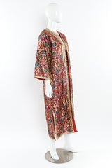 Embroidered vintage brocade duster on mannequin side @recessla