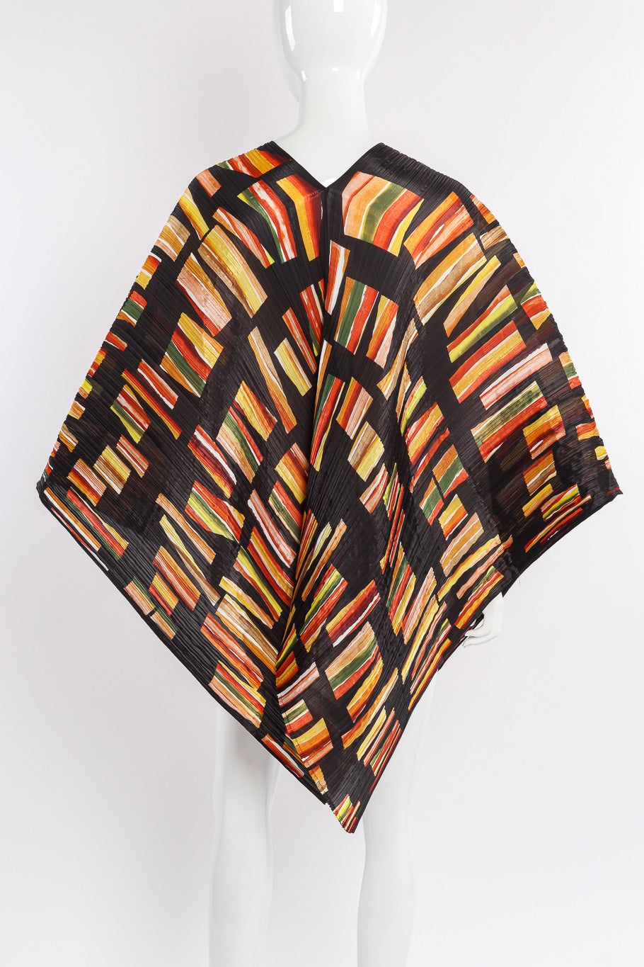 Poncho top by Issey Miyake for Pleats Please on mannequin back @recessla