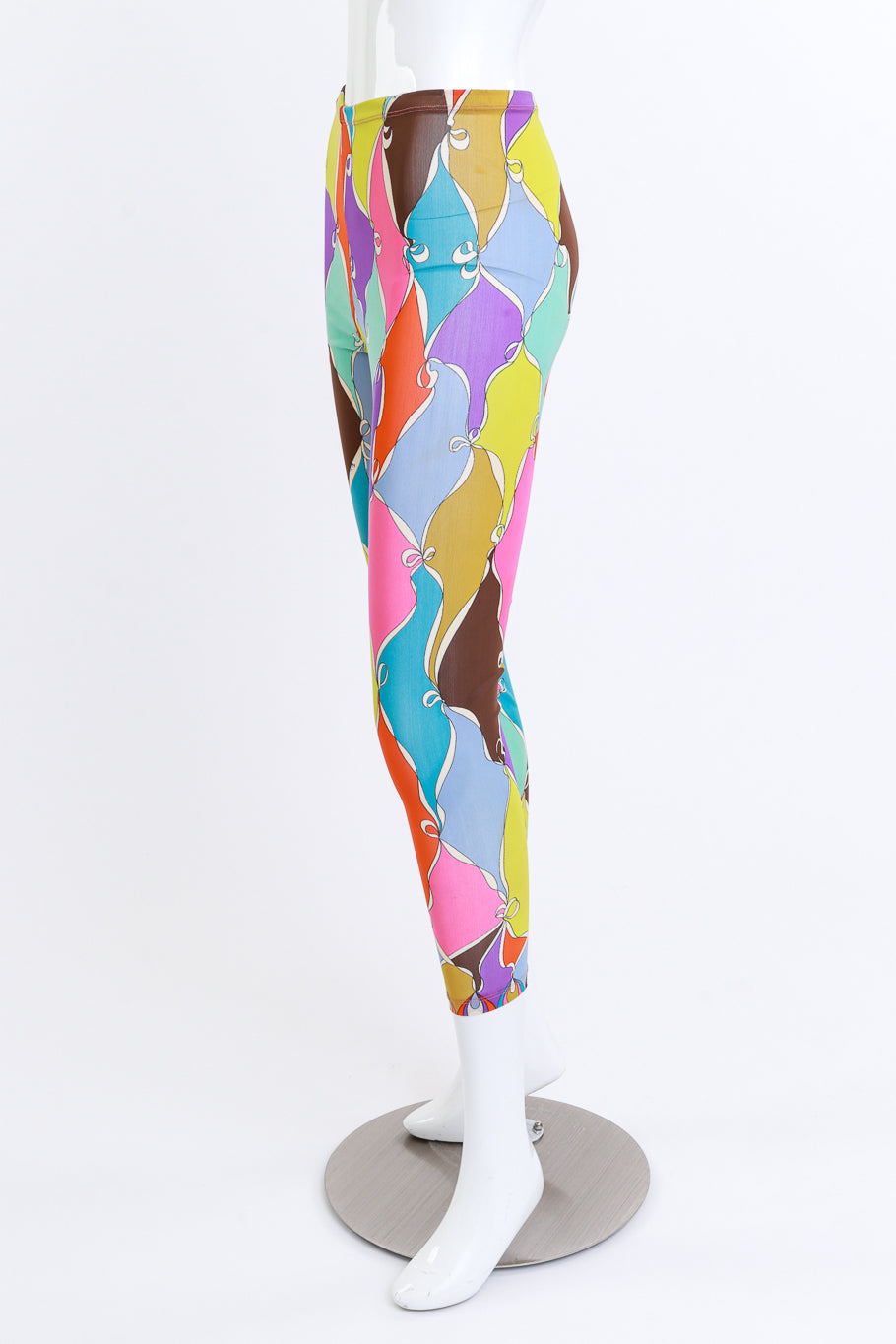 Emilio Pucci Harlequin Mesh Leggings on mannequin @RECESS LA