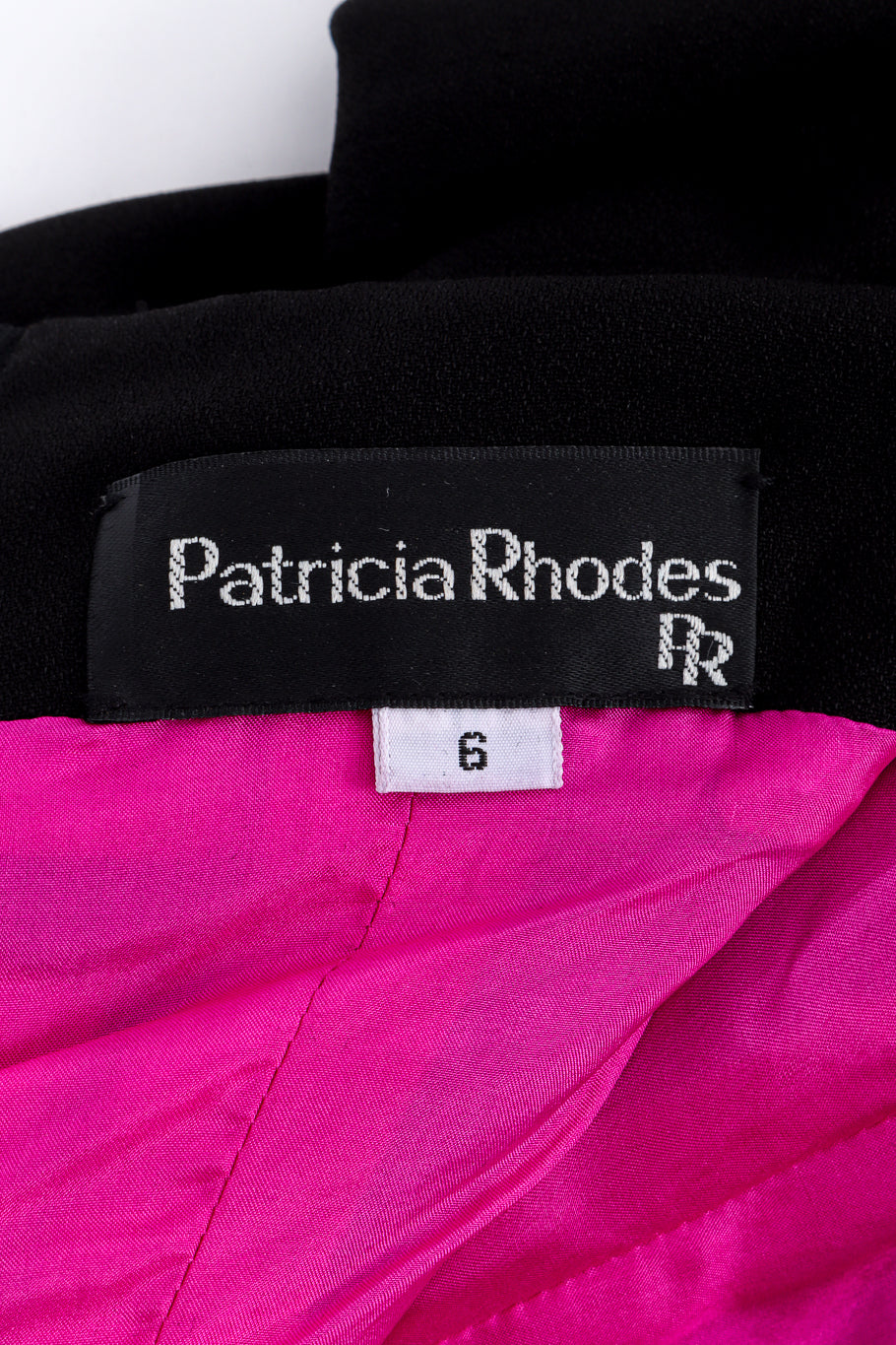 Vintage Patricia Rhodes Crystal Trim Carwash Dress signature label @recess la