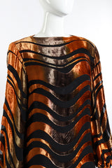 Pauline Trigere Ombré Burnout Tunic Dress detail on mannequin @RECESS LA