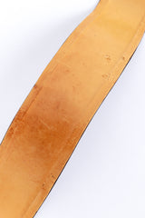 brown Sculptural Buckle Belt by Pierre Cardin scratches @recess LA