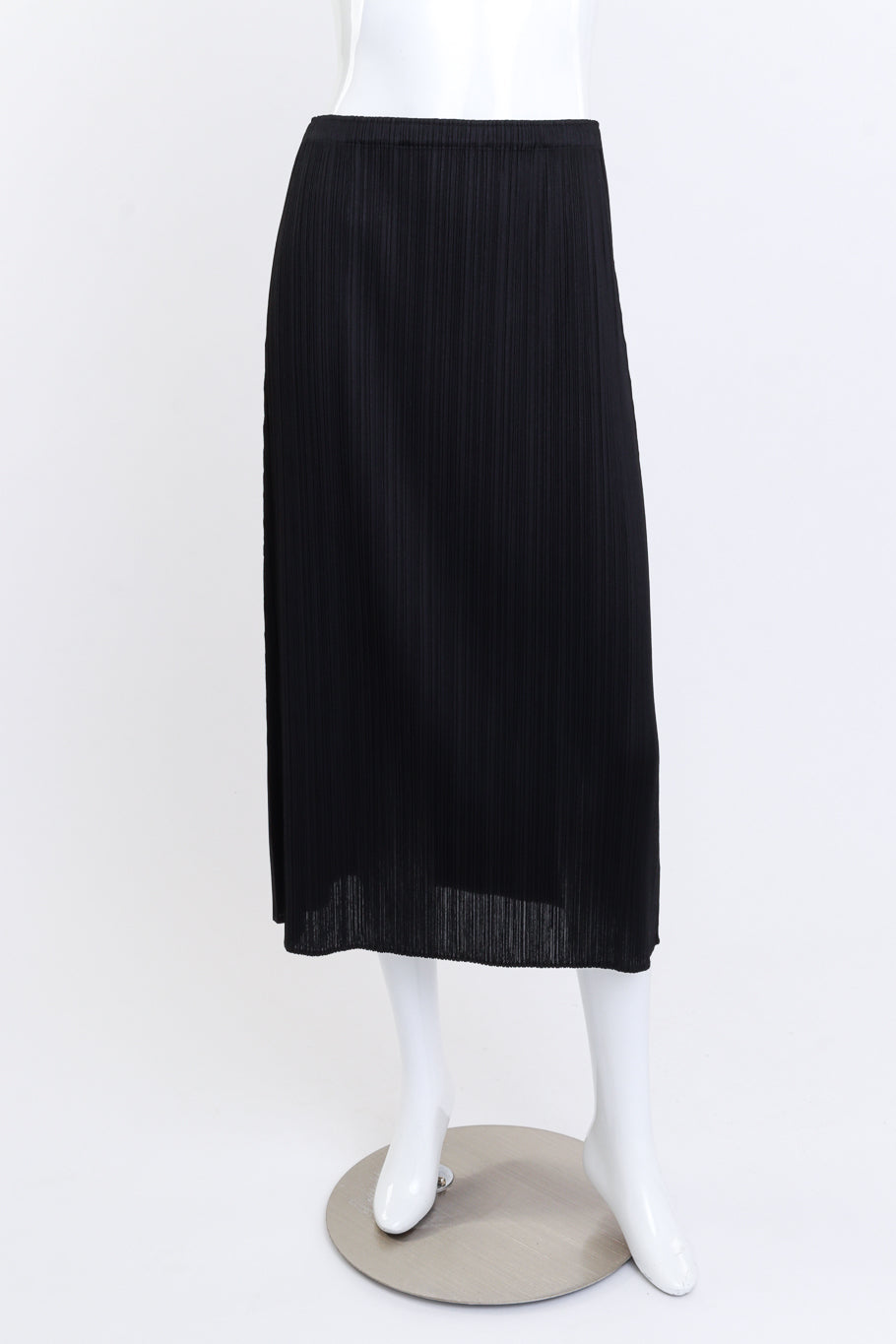 Issey Miyake Pleated Short Sleeve Top & Skirt Set skirt @RECESS LA