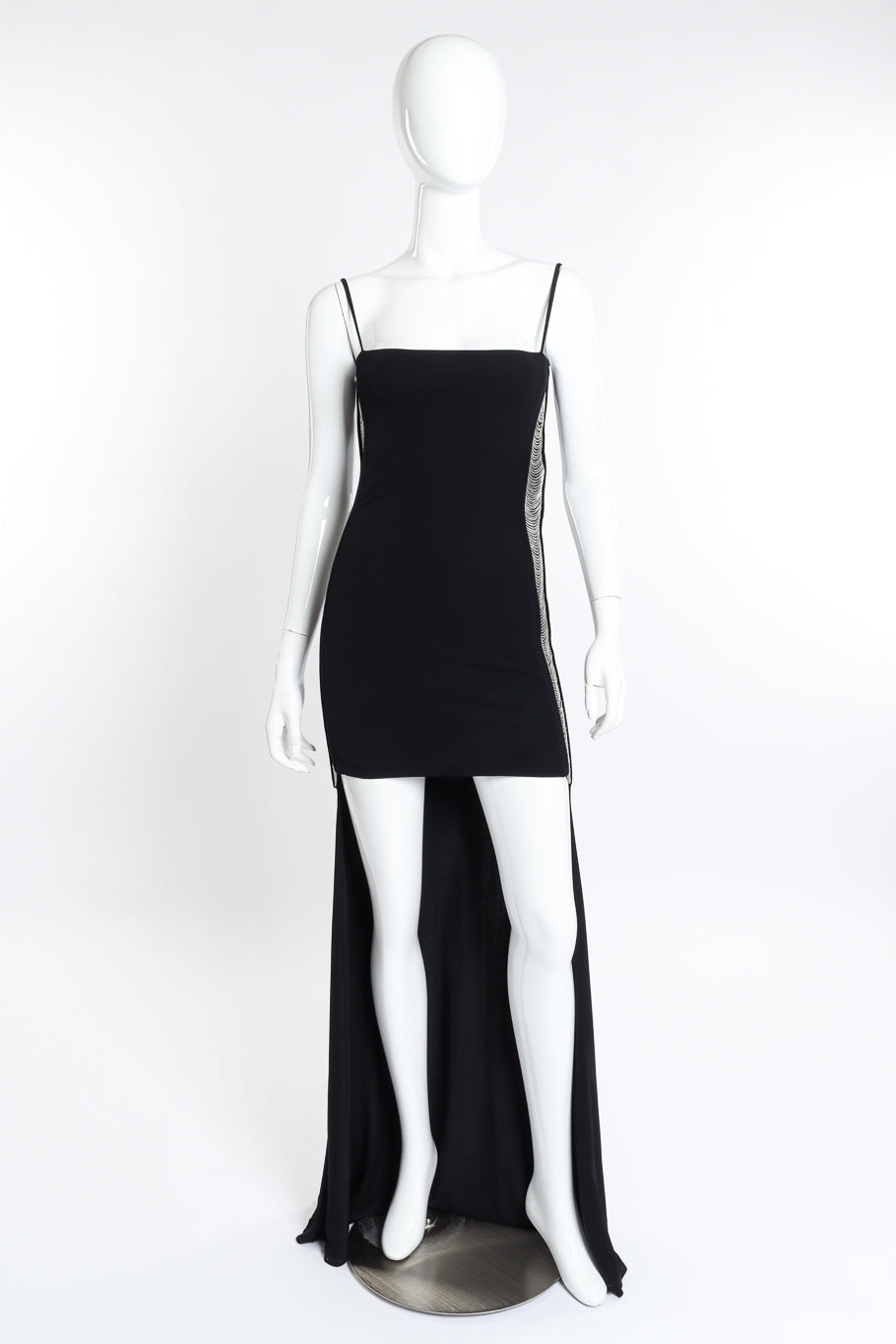Vintage Plein Sud Chain Panel Dress front on mannequin @recess la