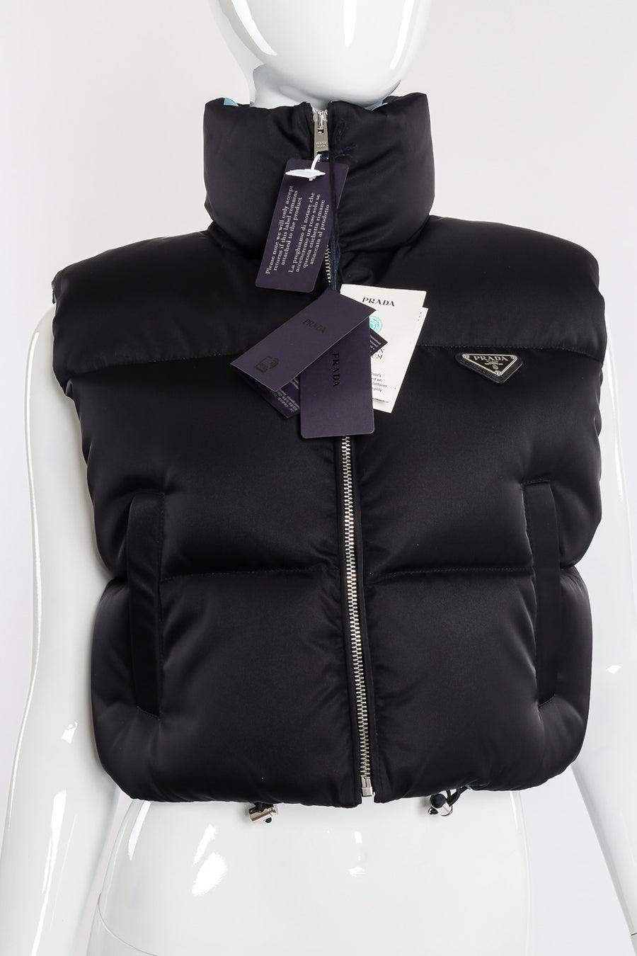 Prada Re-nylon Cropped Puffer Vest – Recess