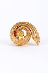 Vintage Oscar de la Renta Baroque Shell Ring front @recess la