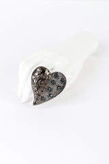 Vintage Hobé Jeweled Broken Heart Ring on mannequin @recess la