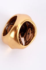 Vintage Oscar de la Renta Golden Creeping Ivy Ring signature @recess la