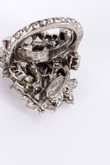 Vintage Oscar de la Renta Crystal Cluster Ring signature @recess la