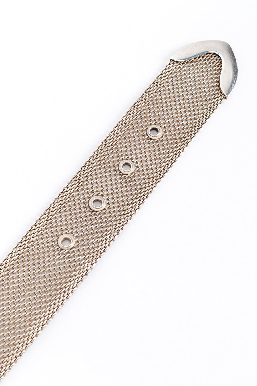 Vintage Ralph Lauren Sterling Silver Mesh Belt – Recess display picture 2