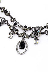 Vintage Oscar de la Renta Gothic Crystal Choker detail @recess la