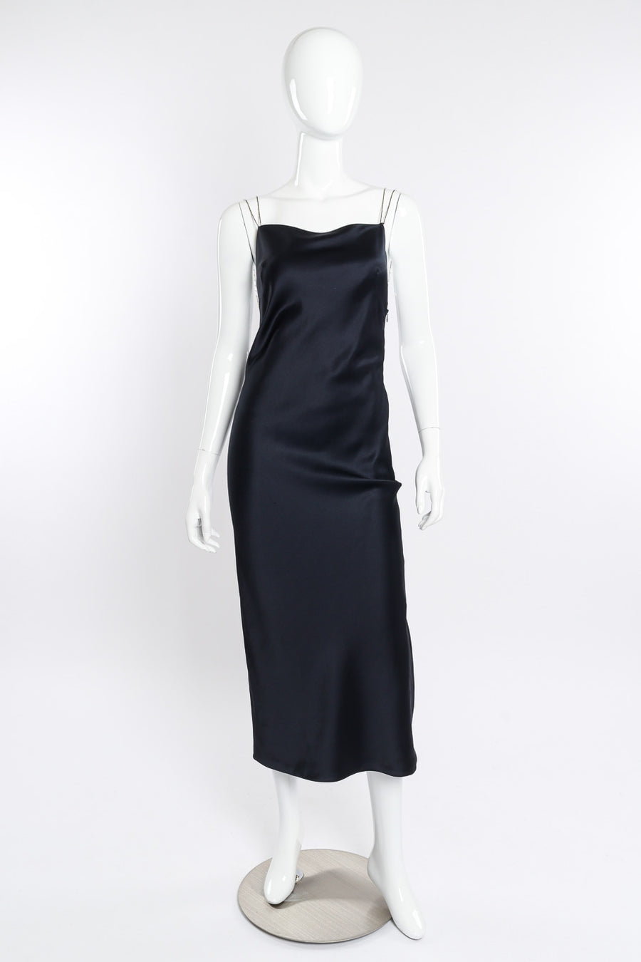 Vintage Richard Tyler Box Chain Strap Dress  Recess
