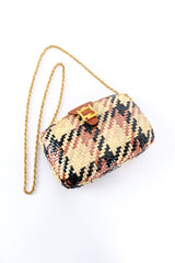 Rodo Crosshatch Shoulder Clutch @RECESS LA