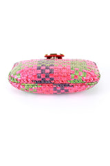 Motley Woven Shoulder Clutch bottom @RECESS LA