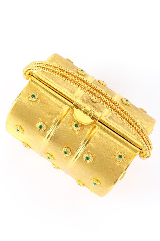 Rodo Minaudière Rhinestone Clutch above @RECESS LA