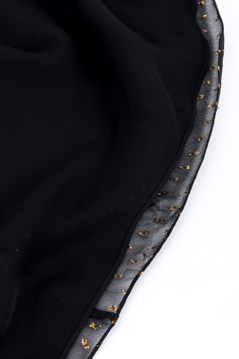 Silk Lamé Dot Halter Dress by Ralph Lauren hems @recessla