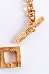 Vintage Biche de Bere Hammered Bar Pendant Necklace & Earring Set necklace signature @recess la