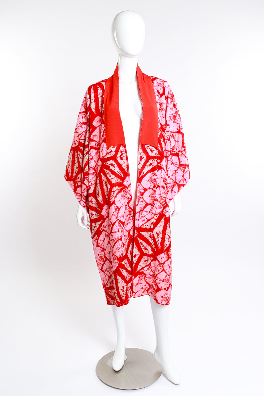 Vintage Shibori Midi Kimono front mannequin @RECESS LA