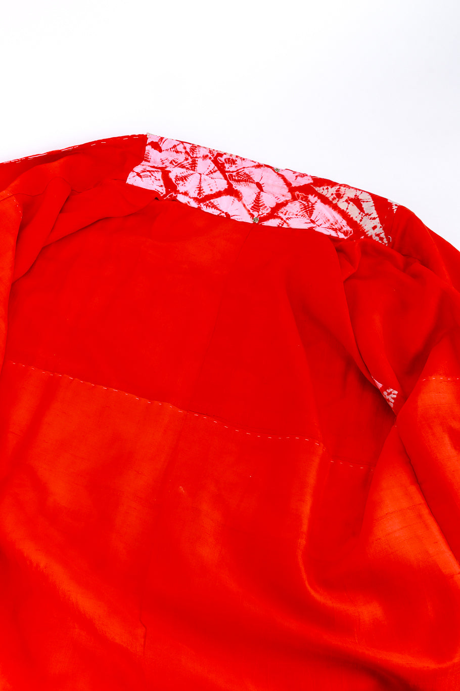 Vintage Shibori Midi Kimono inside detail @RECESS LA