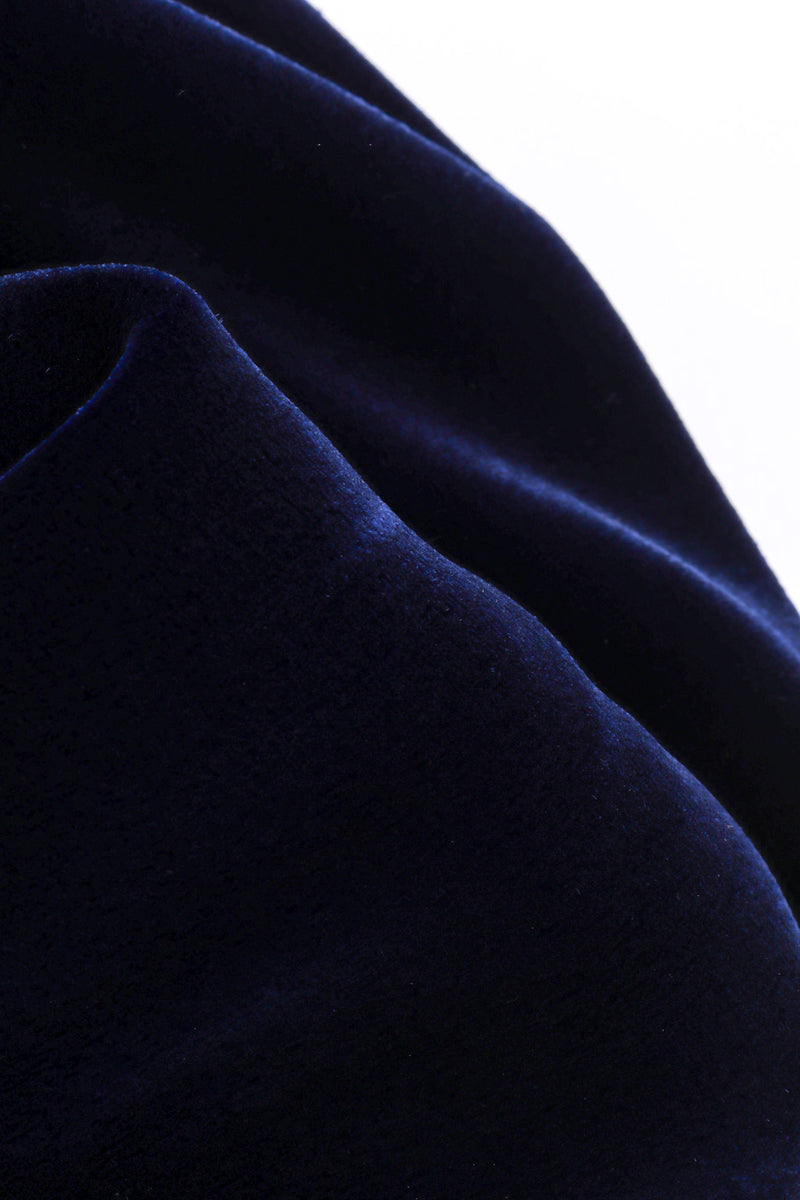 Royal Blue Velvet by the Yard - J S International Textile