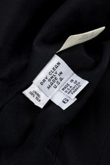 Vintage Richard Tyler Longline Satin Trim Blazer care label @recess la