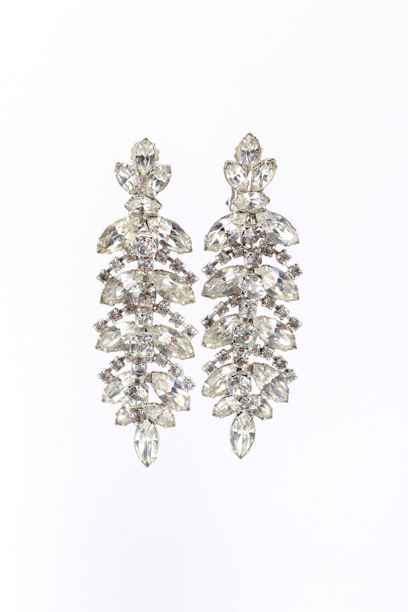 Robért Originals Crystal Marquis Leaf Drop Earrings @RECESS LA