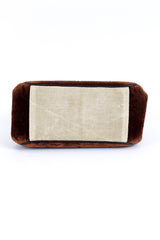 Velvet Frame Handbag by Roberta di Camerino bottom @recess LA